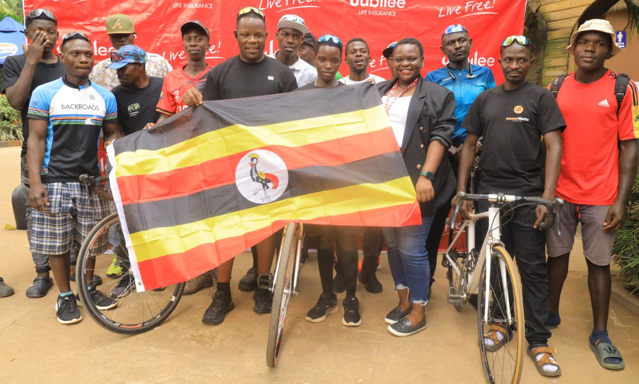 100 Ugandan Cyclists Head to Nairobi for Jubilee Live Free Race with UGX 33M Backing