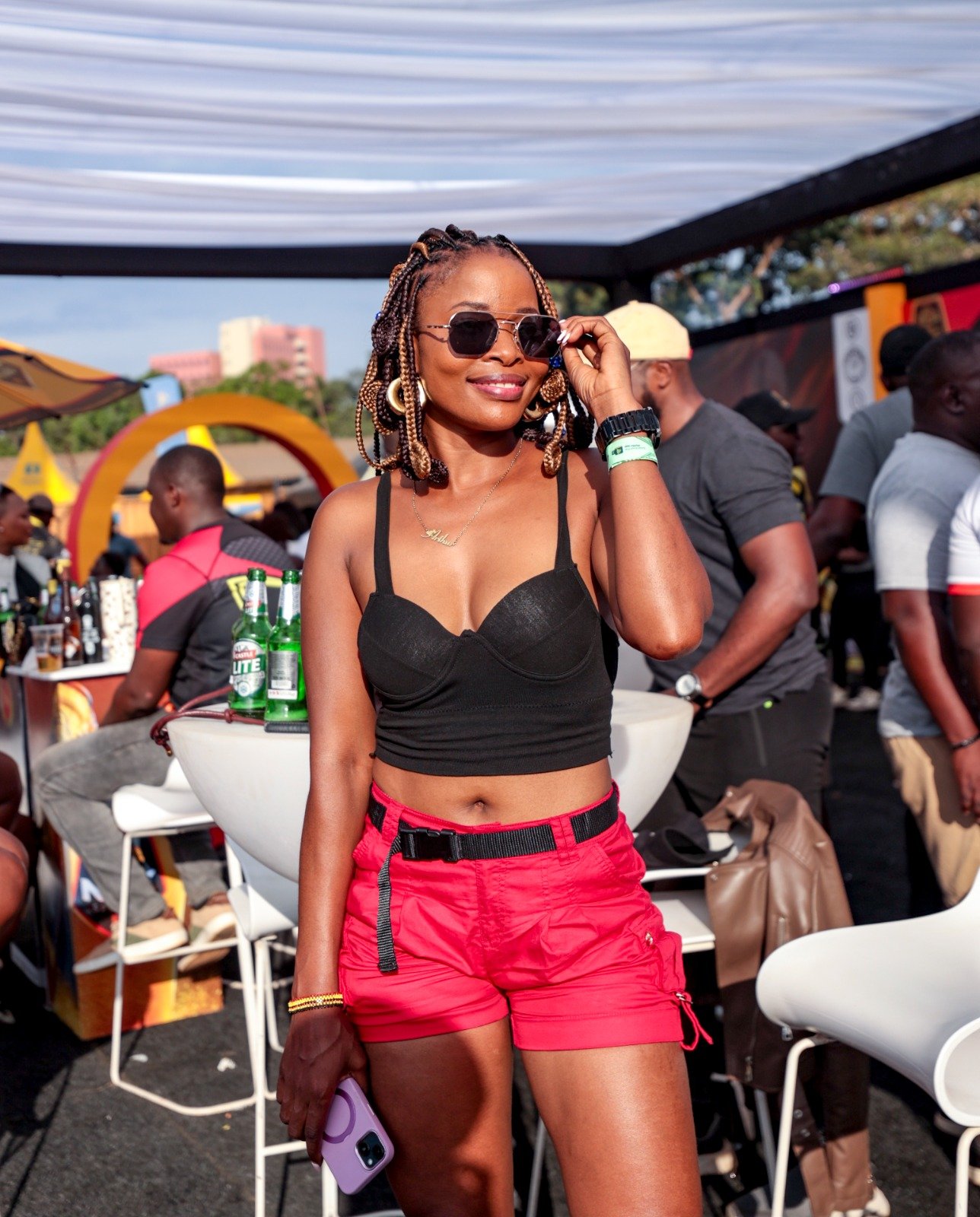 Kyadondo, the entertainment continuing after the rugby