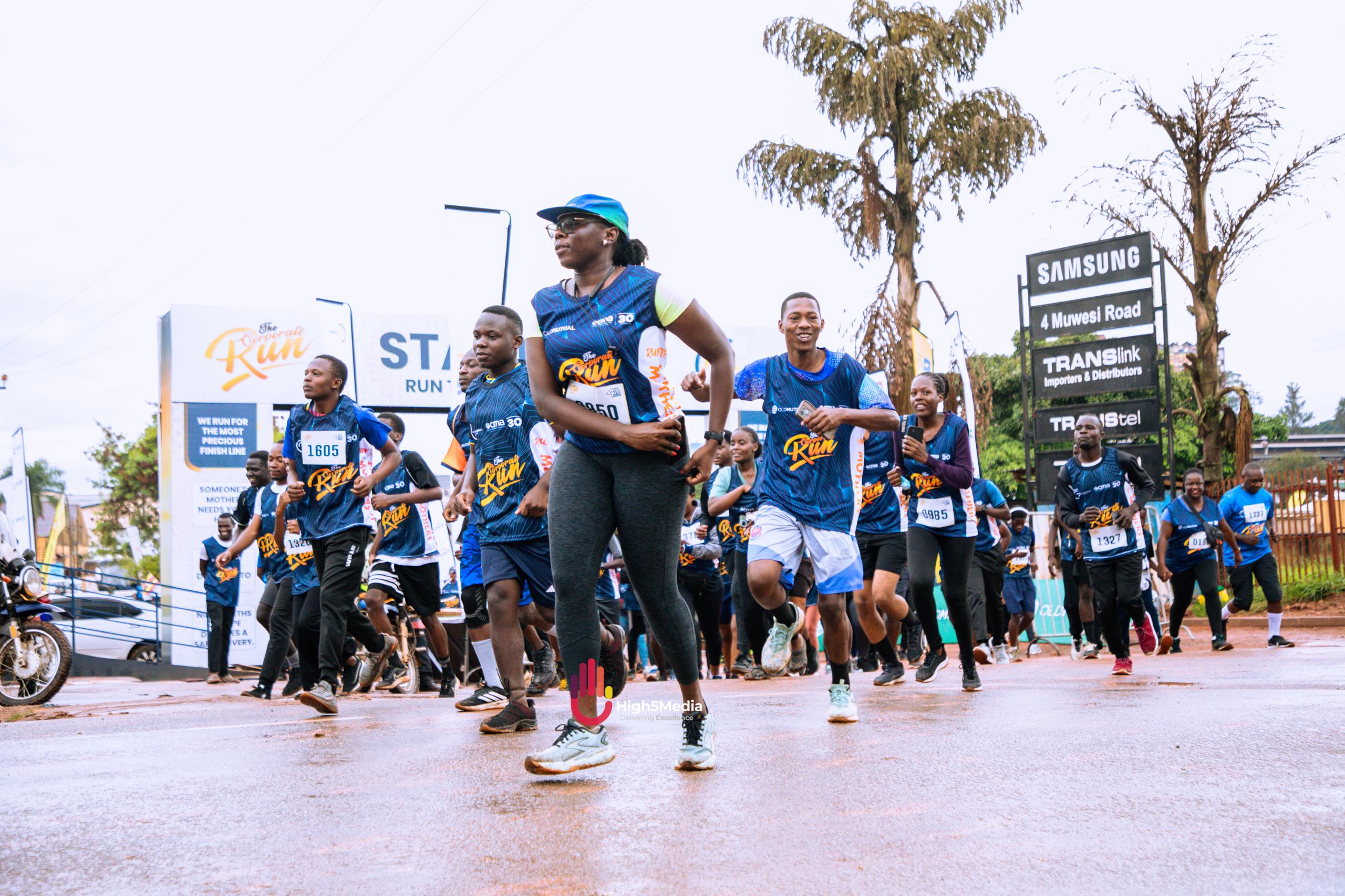 Ugandans Defy Heavy Rains to Run for Expectant Mothers at 2026 Corporate Run